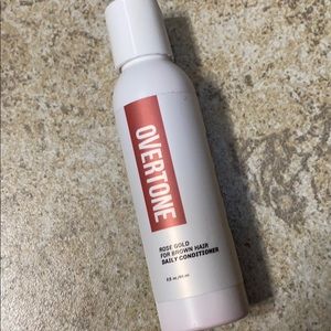 Overtone rose gold for brown hair daily condition